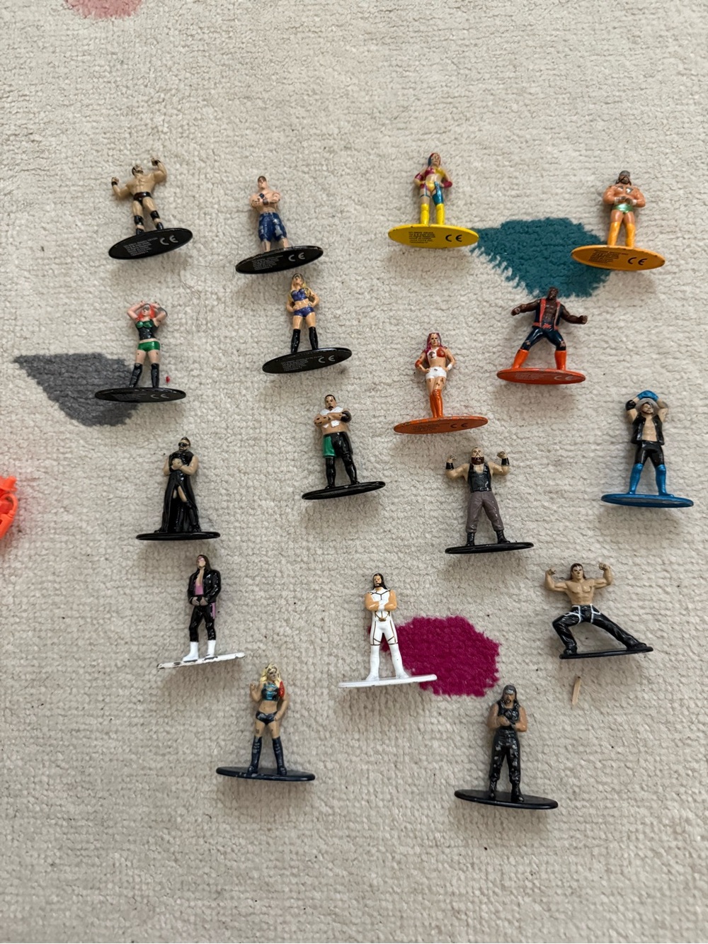 WWE Jada Toys metal fig  Wrestling Mini Figure Lot